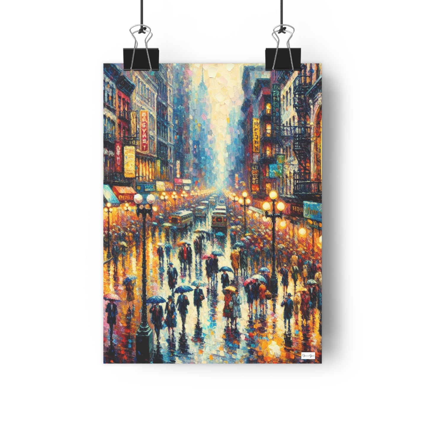 Giclée Art Print - New York Rain - Vivienne Grace
