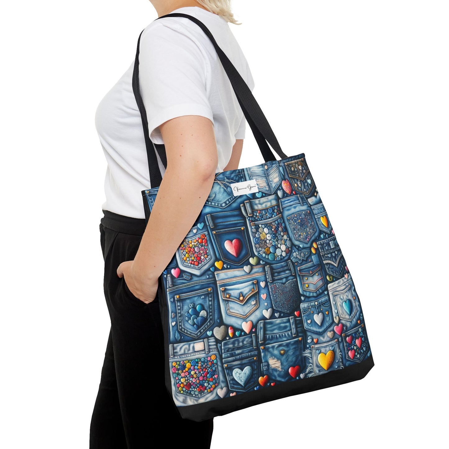 Tote Bag - BLUE JEANS - Vivienne Grace