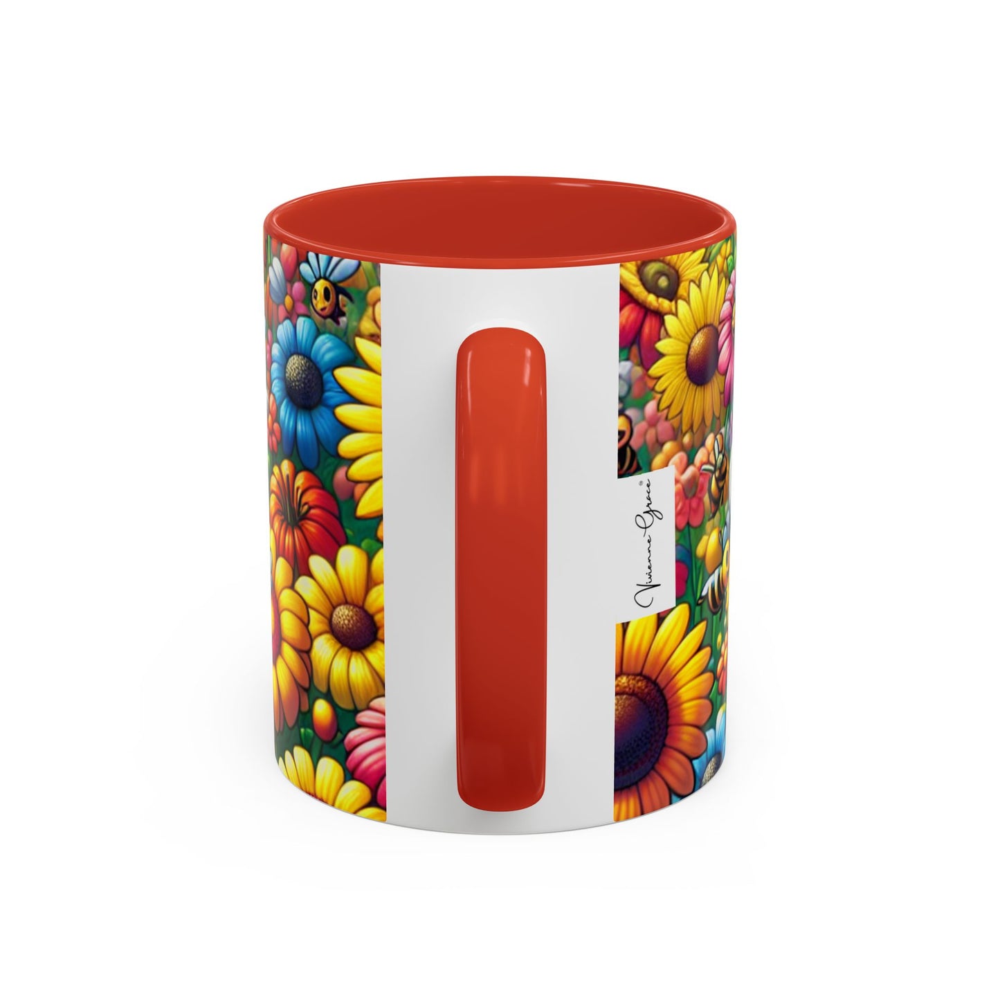Coffee Mug - SUNFLOWERS/BEES - Vivienne Grace