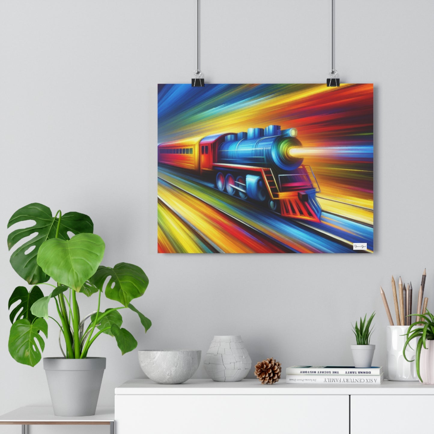 Giclée Art Print - The Train - Vivienne Grace