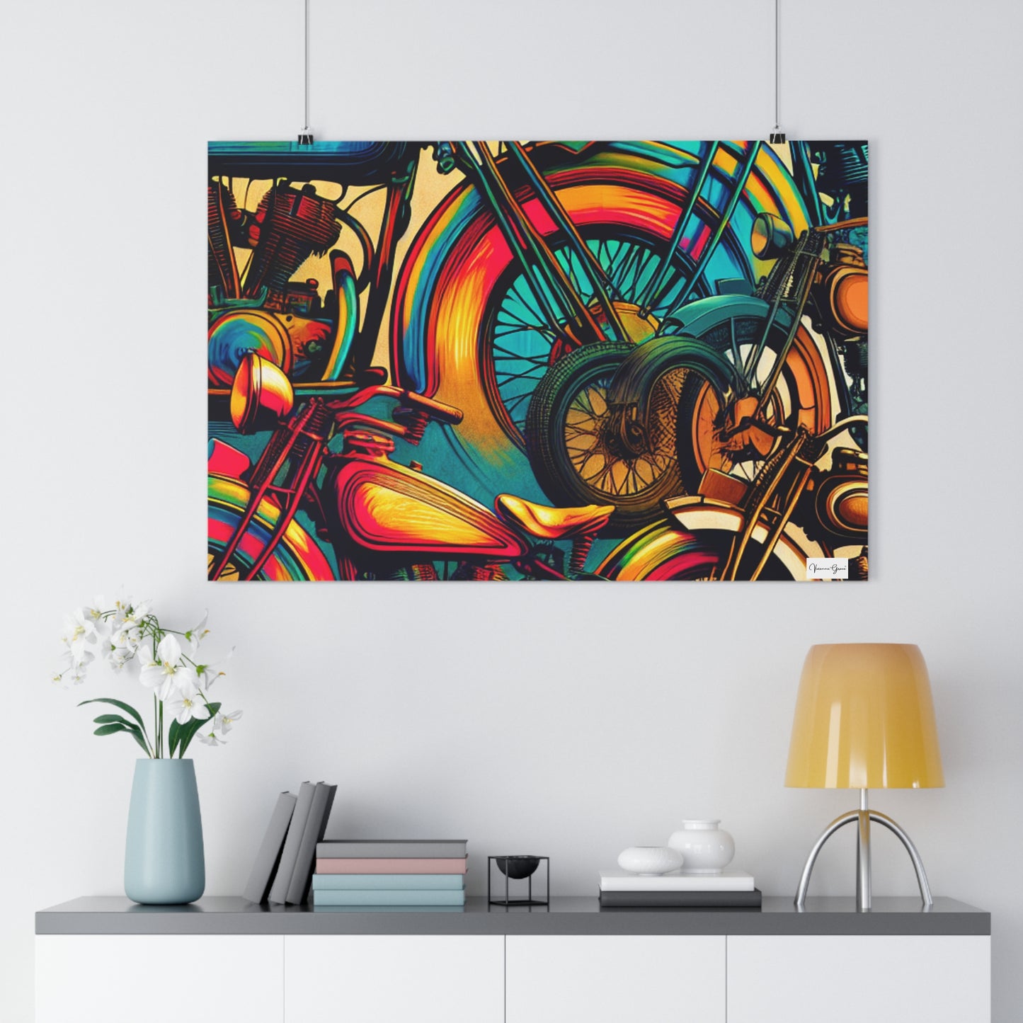 Giclée Art Print - Motorcycles - Vivienne Grace