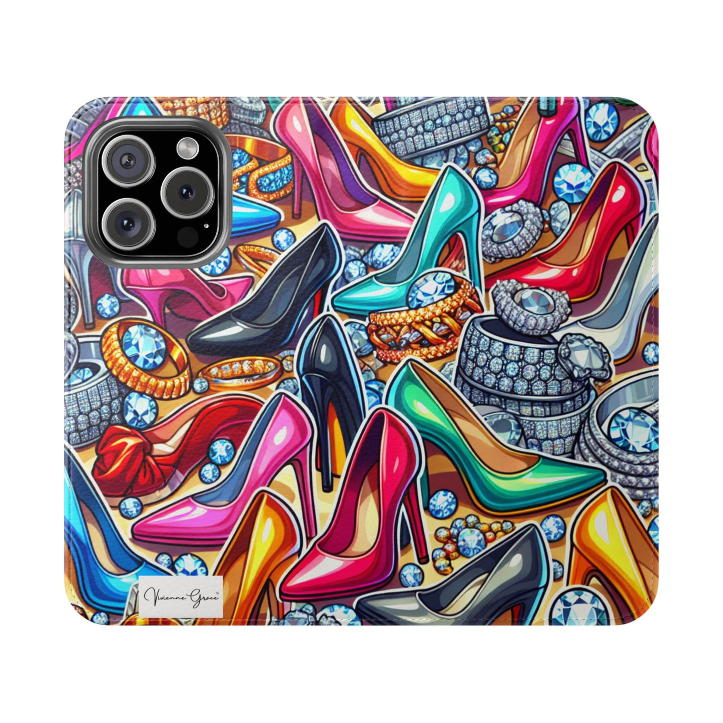 IPhone - Flip Case - STILETTO HEELS - Vivienne Grace
