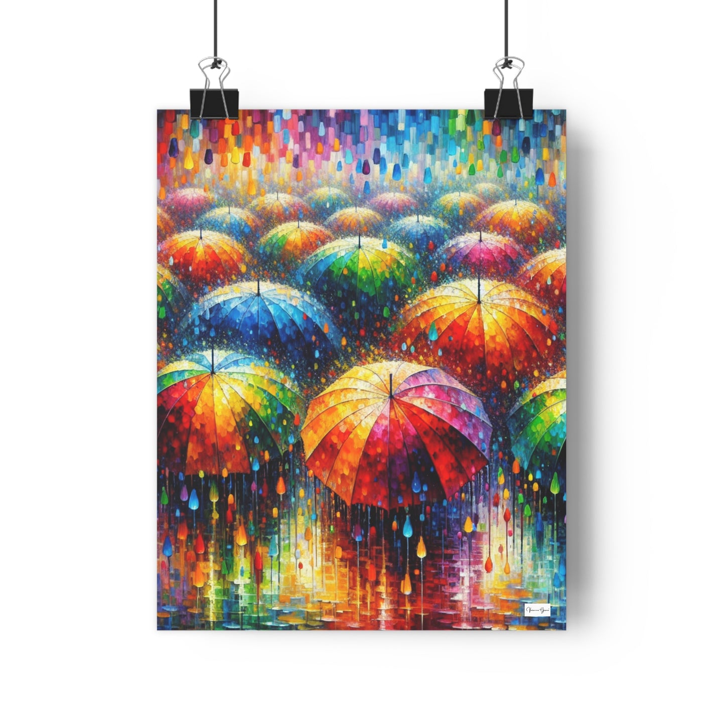Giclée Art Print - Umbrellas - Vivienne Grace