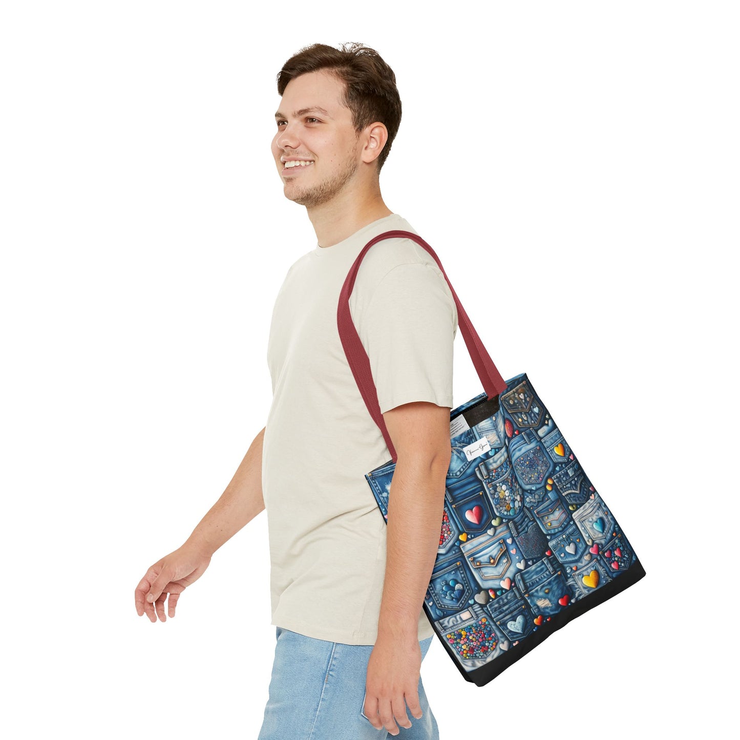 Tote Bag - BLUE JEANS - Vivienne Grace