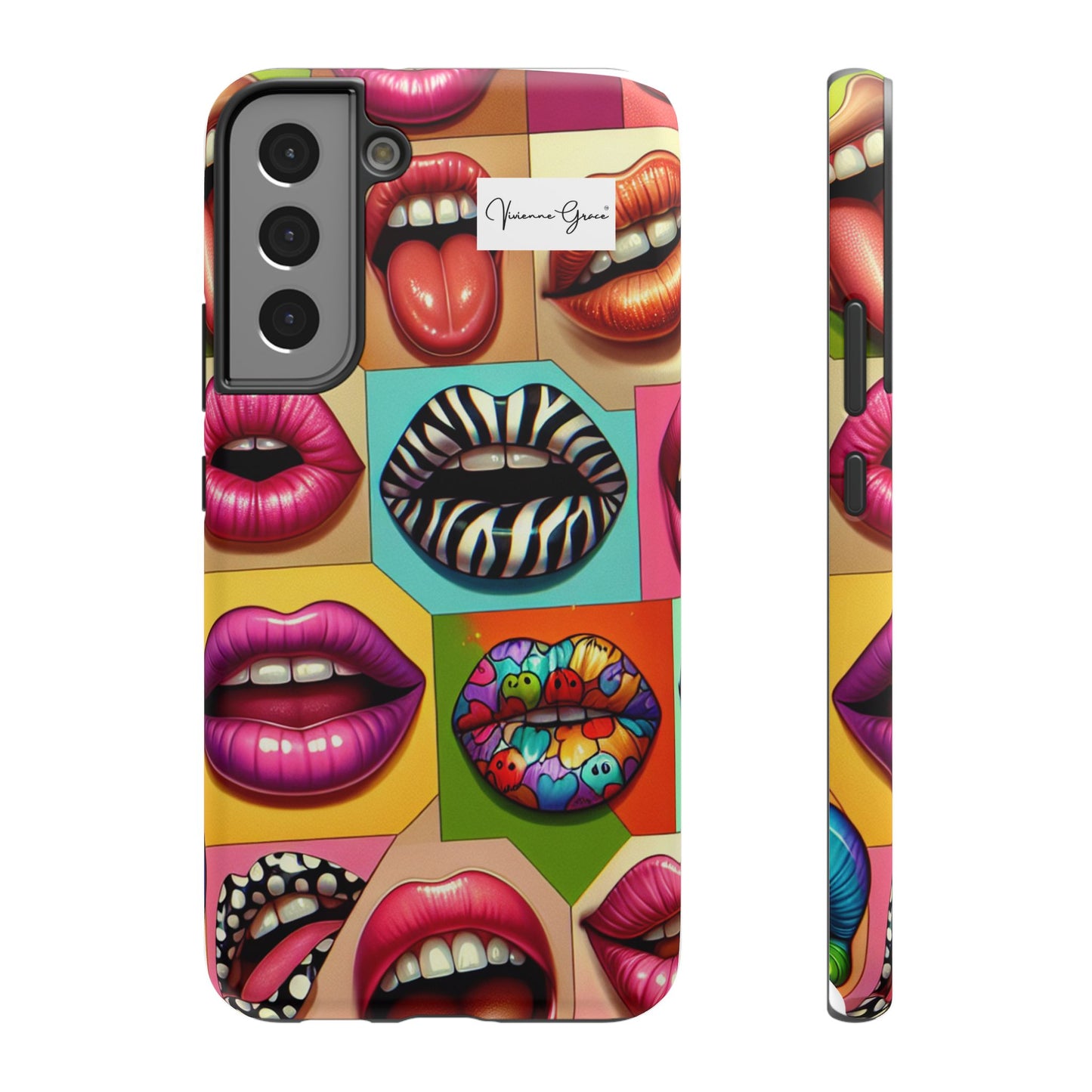 Samsung Galaxy - Impact-Resistant Case - LIPS - Vivienne Grace