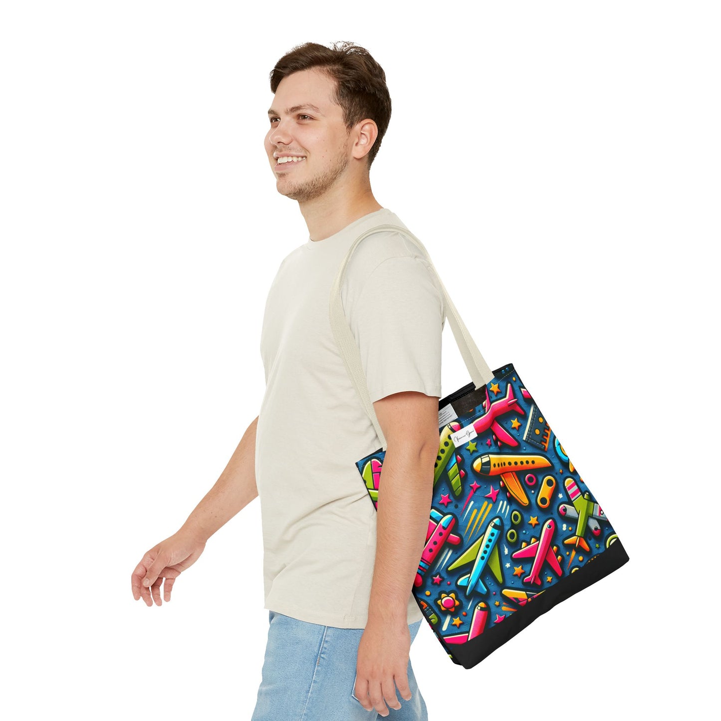 Tote Bag - AIRPLANES - Vivienne Grace