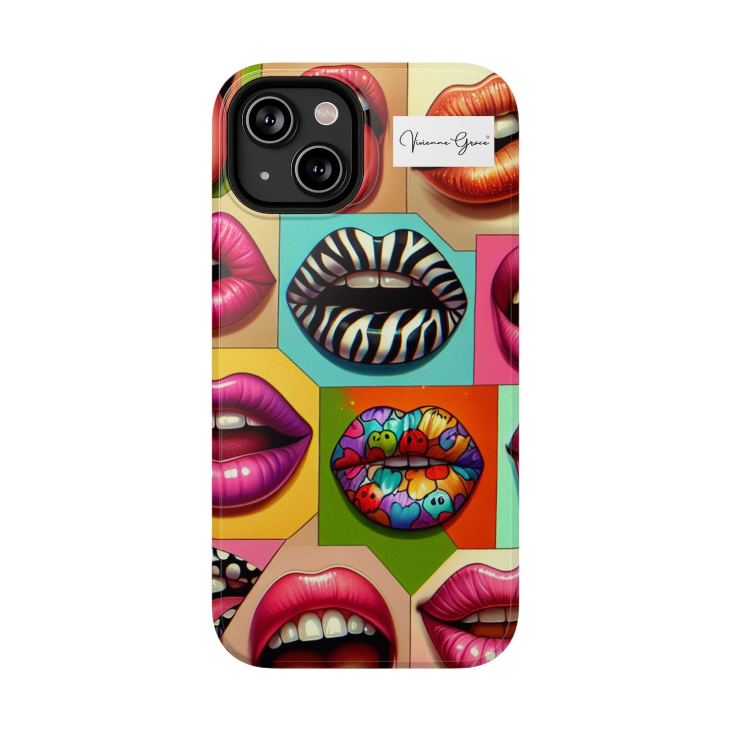 IPhone - Impact-Resistant Case - LIPS - Vivienne Grace