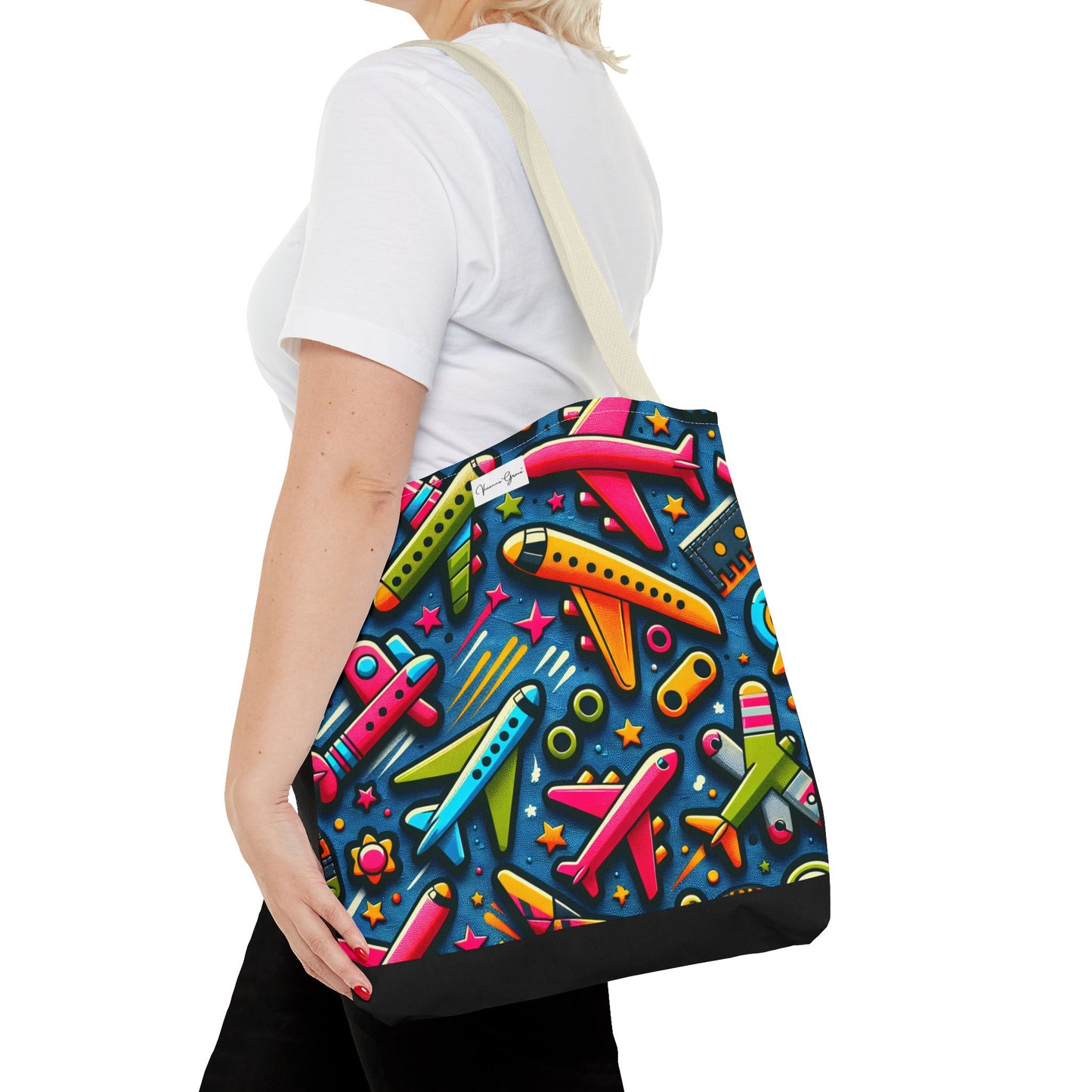 Tote Bag - AIRPLANES - Vivienne Grace