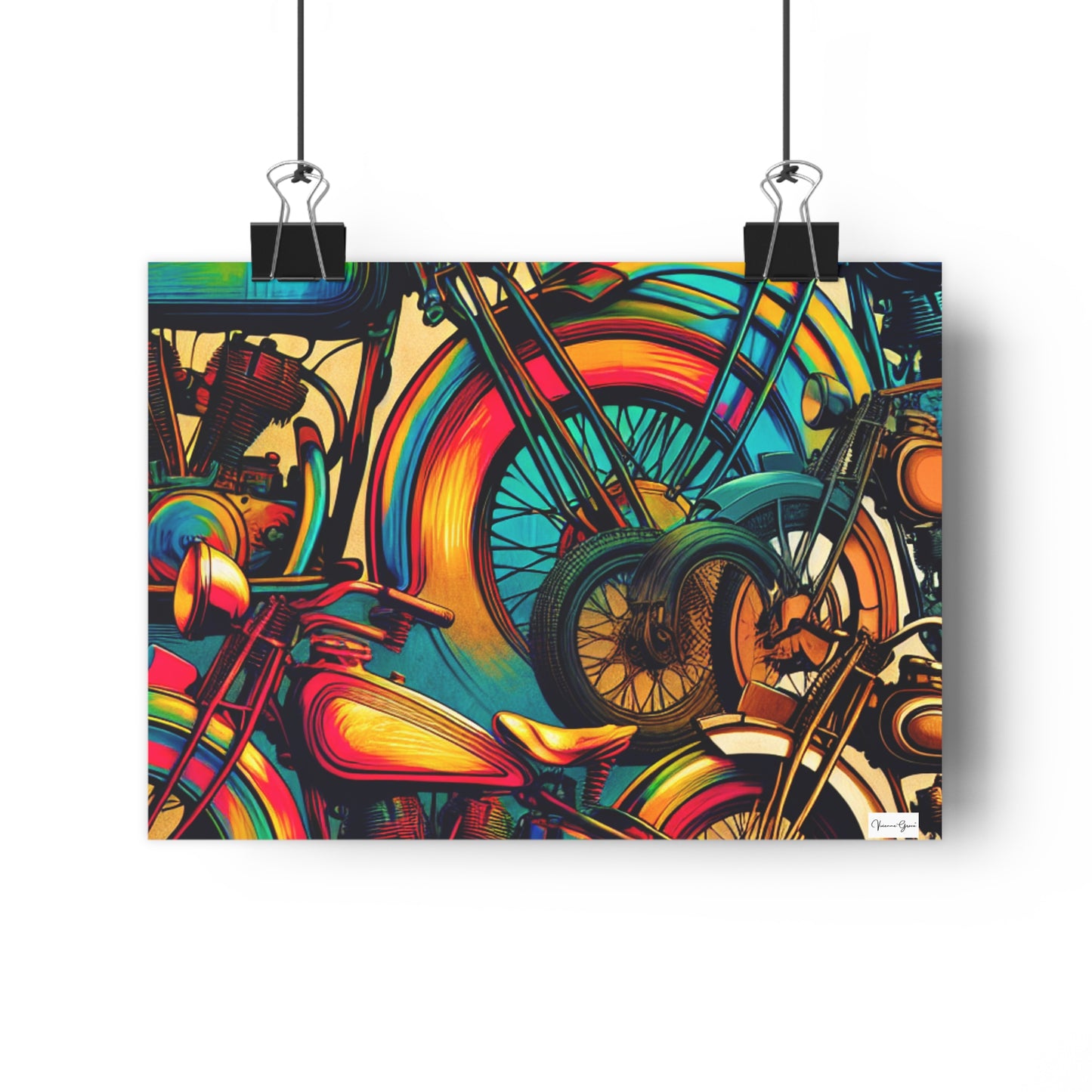 Giclée Art Print - Motorcycles - Vivienne Grace