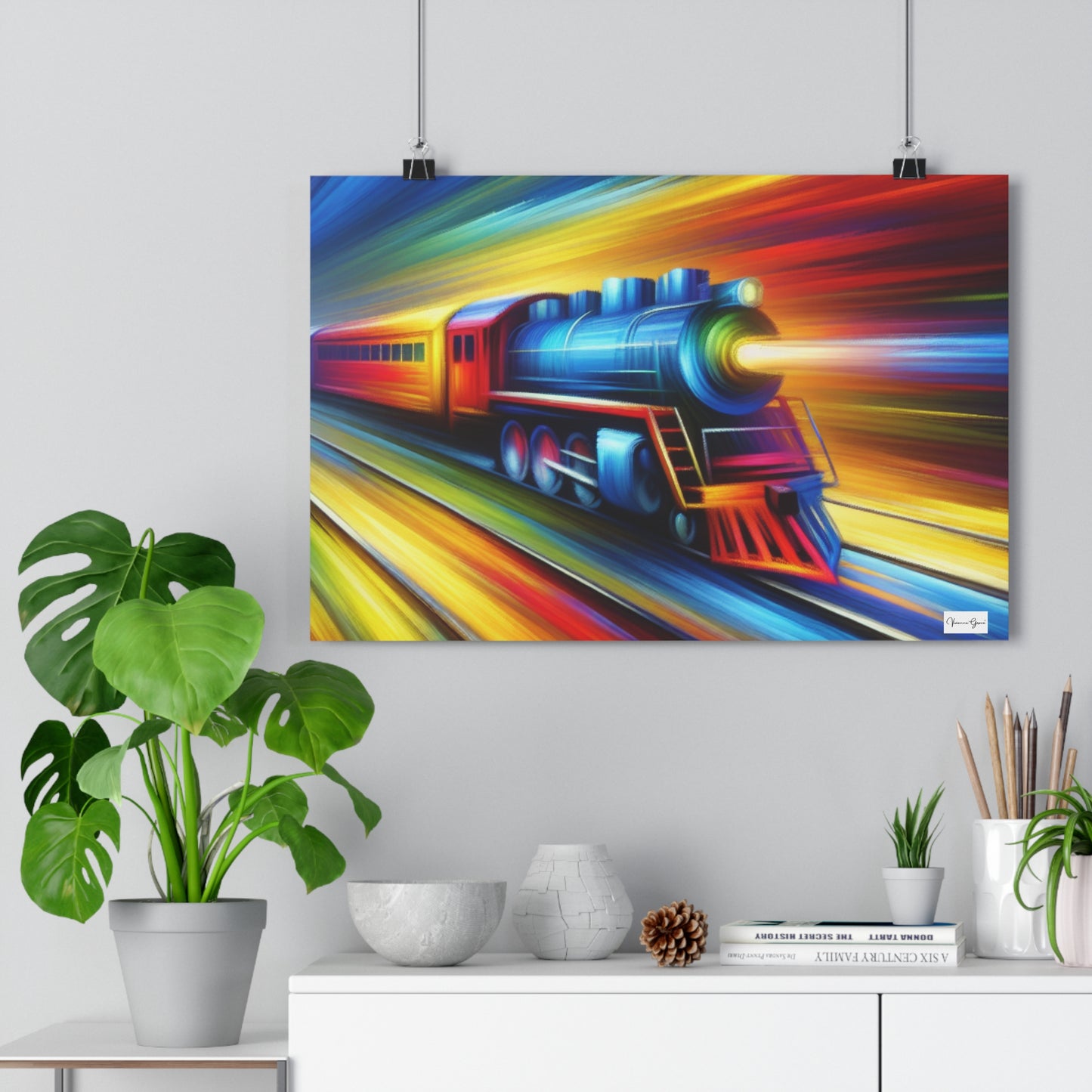 Giclée Art Print - The Train - Vivienne Grace