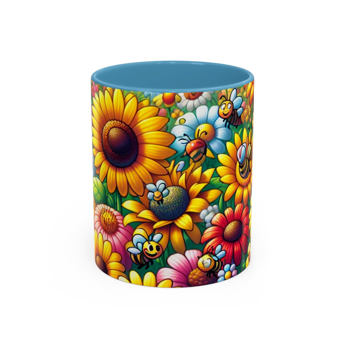 Coffee Mug - SUNFLOWERS/BEES - Vivienne Grace