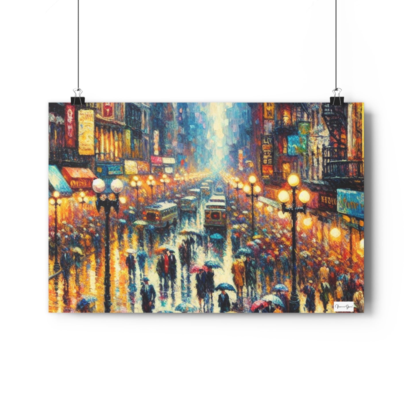 Giclée Art Print - New York Rain - Vivienne Grace