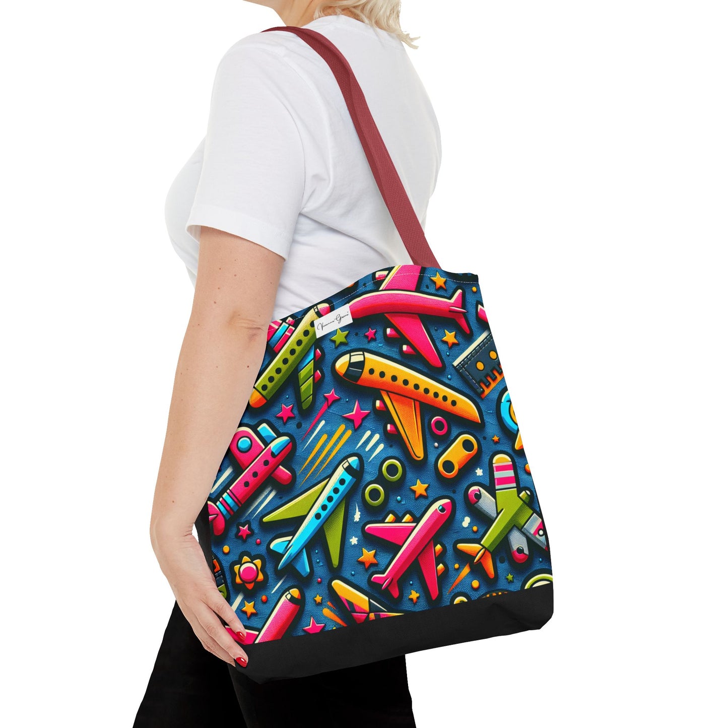 Tote Bag - AIRPLANES - Vivienne Grace