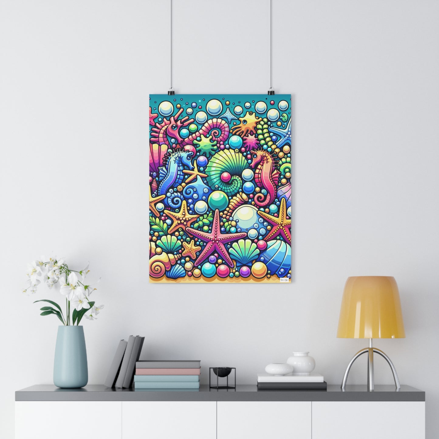 Giclée Art Print - BEACH BAUBLES