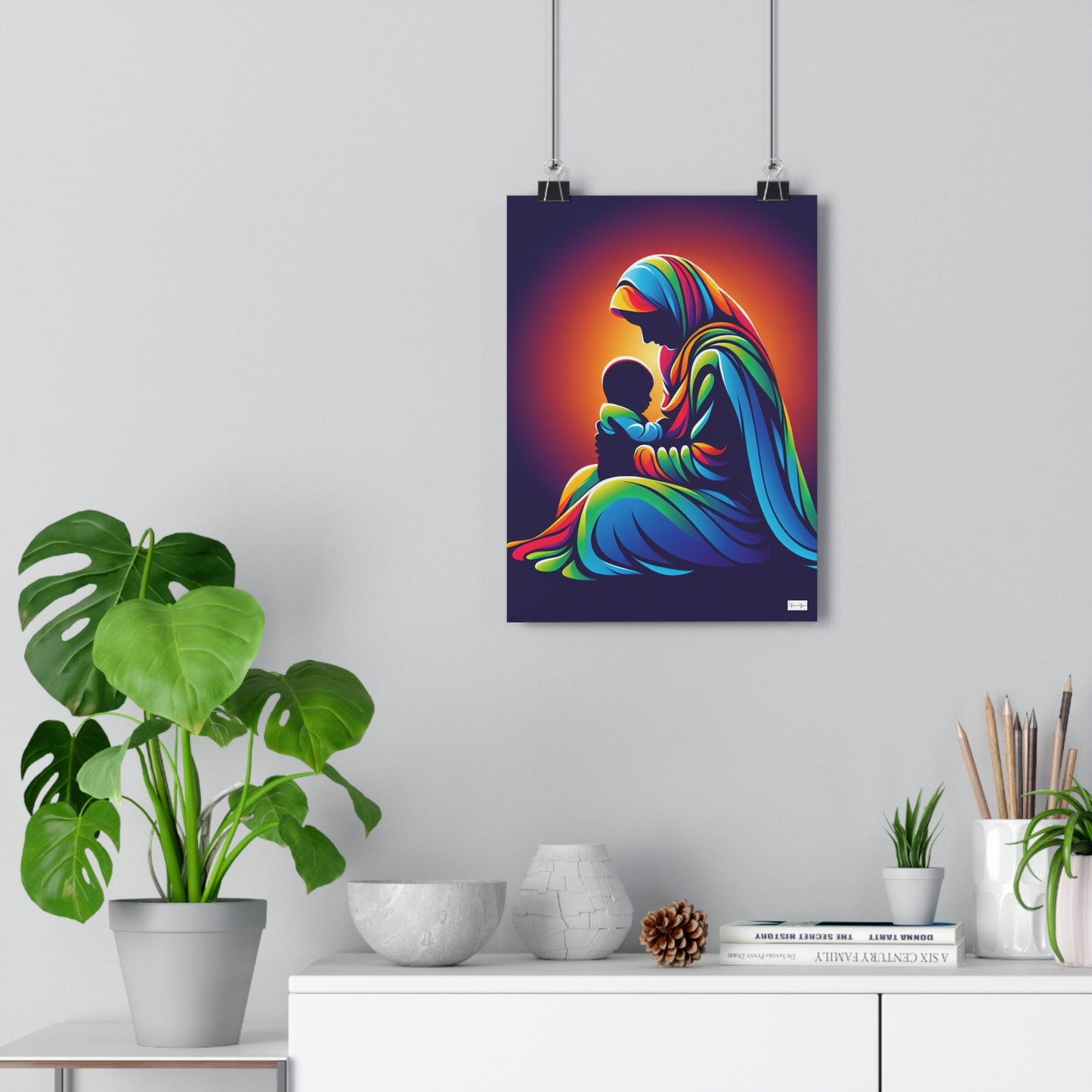 Giclée Art Print - Loving Mother - Vivienne Grace