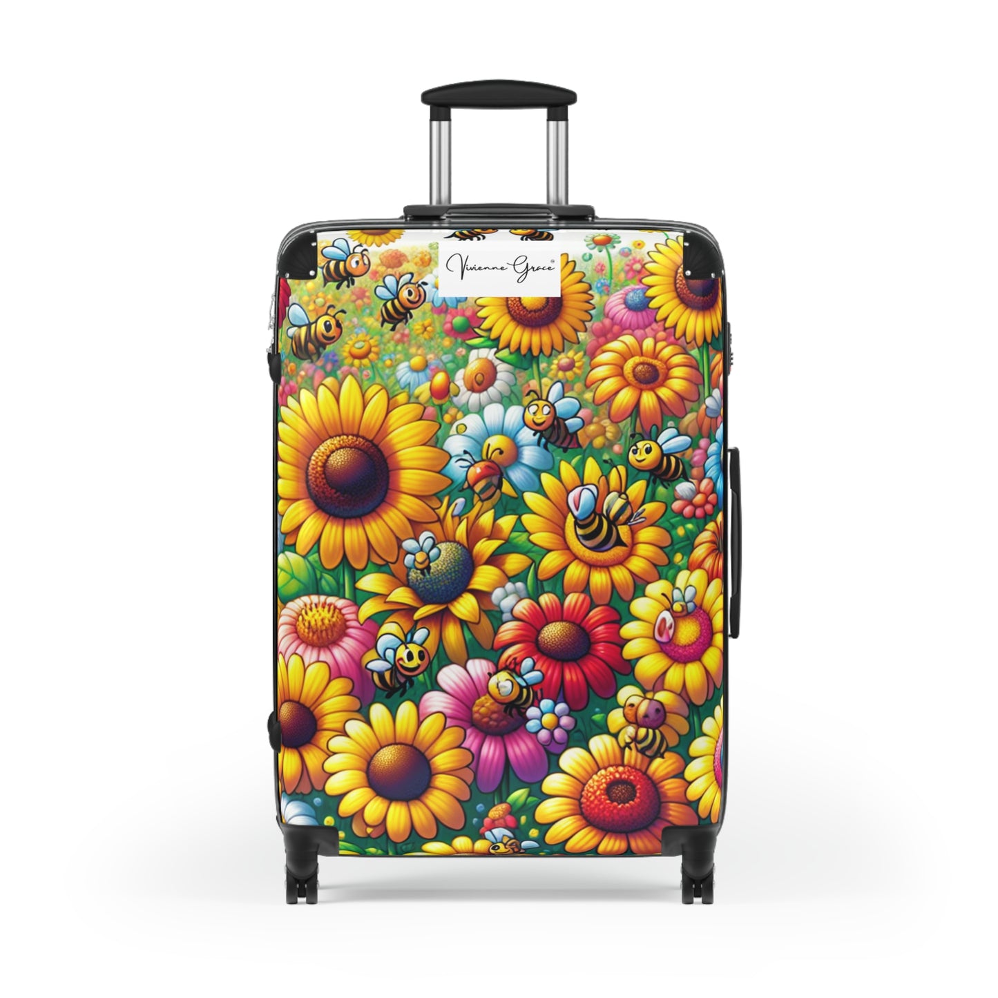 Suitcase - SUNFLOWERS/BEES