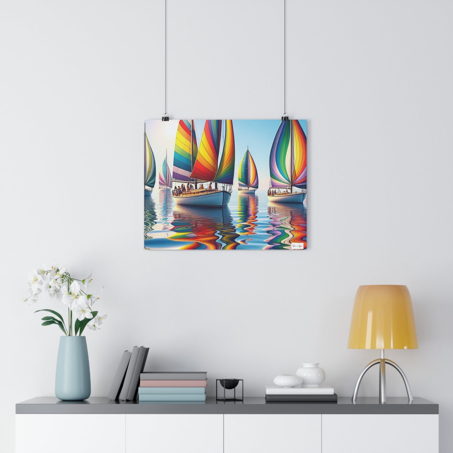 Giclée Art Print - SAILBOATS - Vivienne Grace