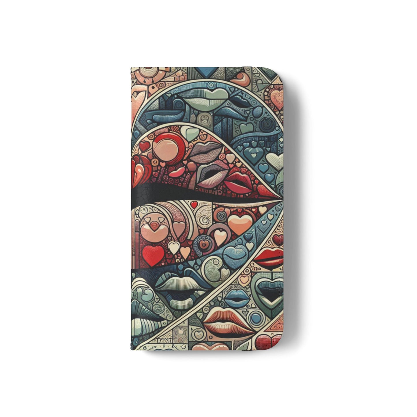 IPhone - Flip Case - BLUE LIPS - Vivienne Grace