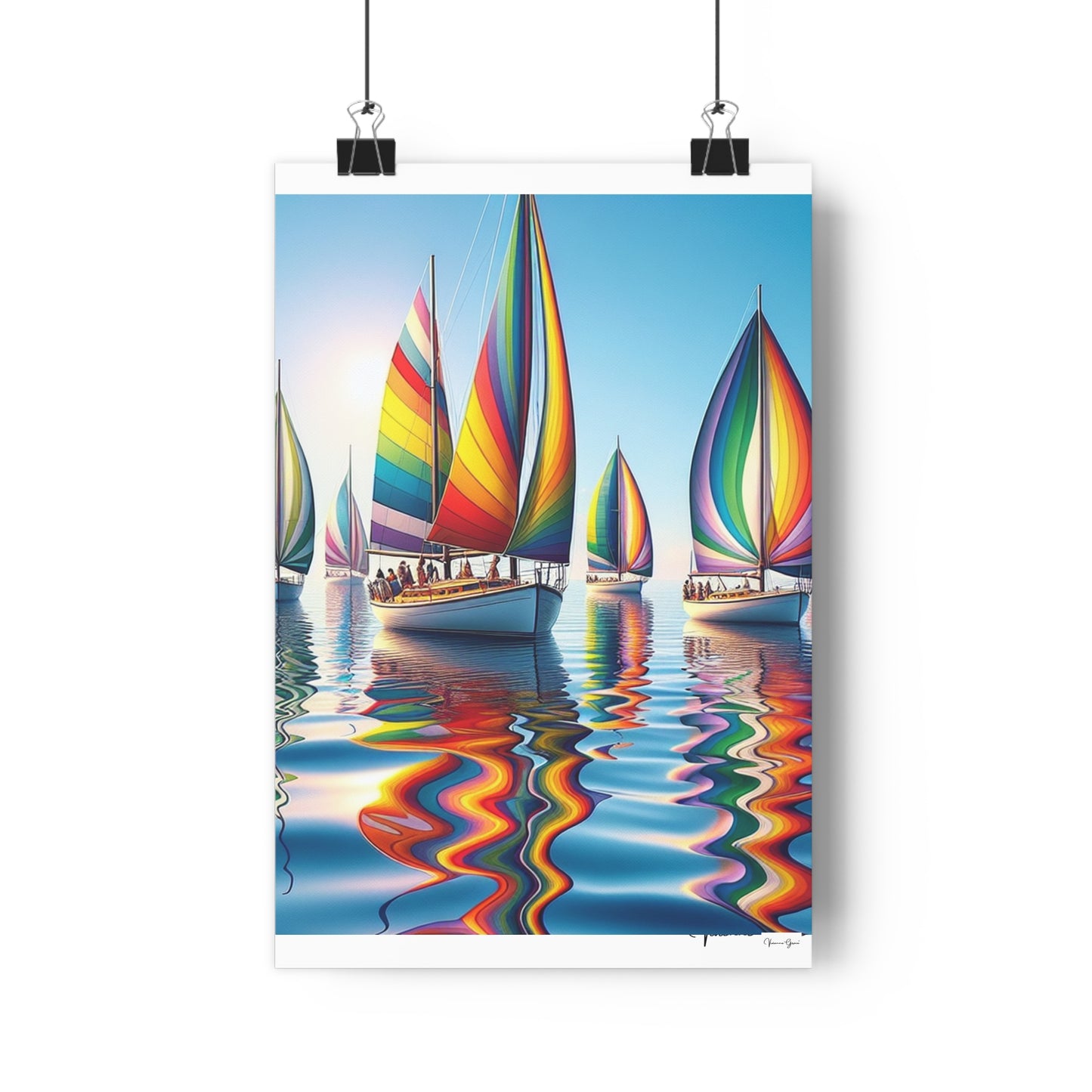 Giclée Art Print - SAILBOATS - Vivienne Grace