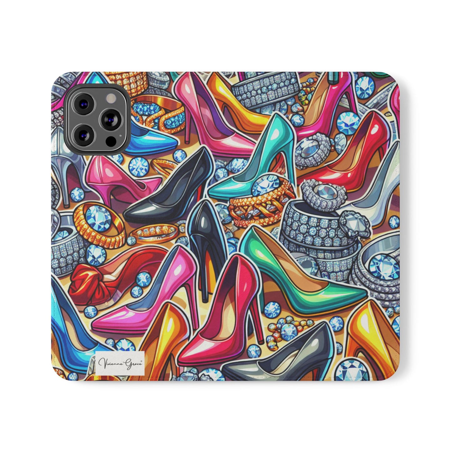 IPhone - Flip Case - STILETTO HEELS - Vivienne Grace