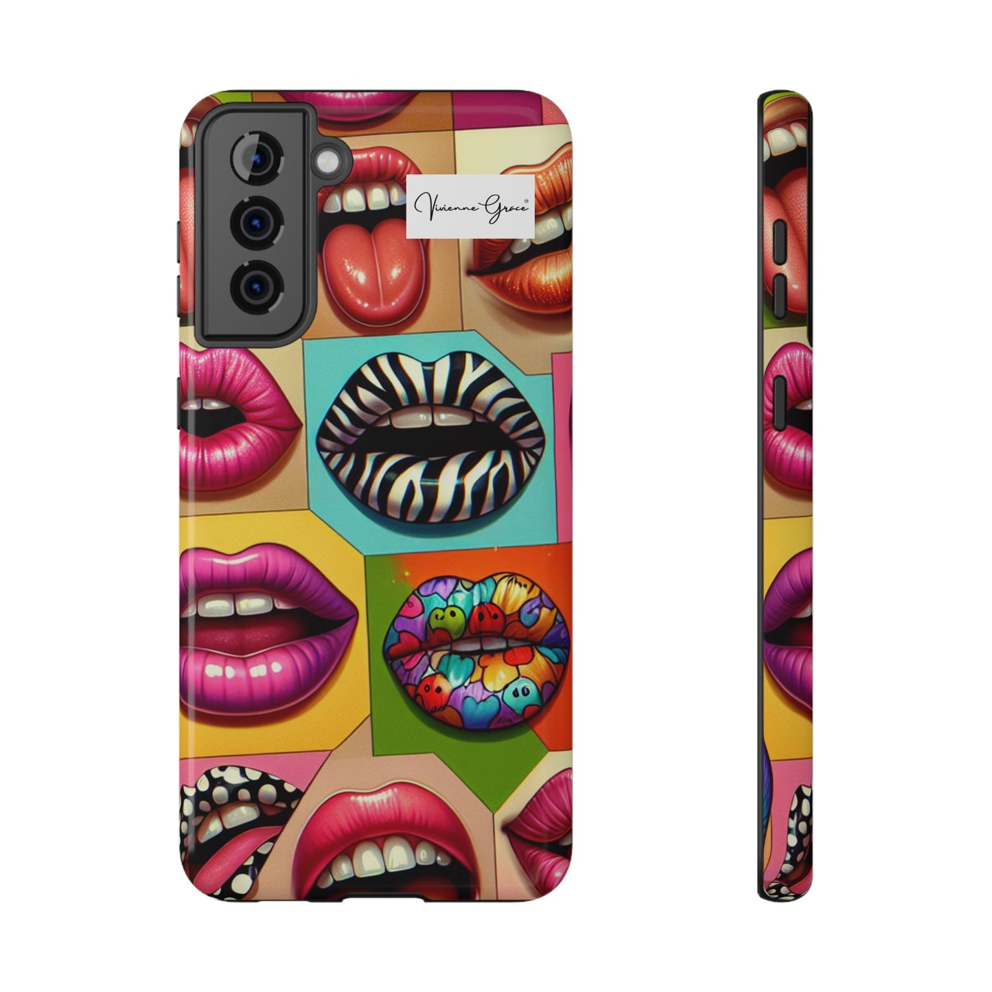 Samsung Galaxy - Impact-Resistant Case - LIPS - Vivienne Grace