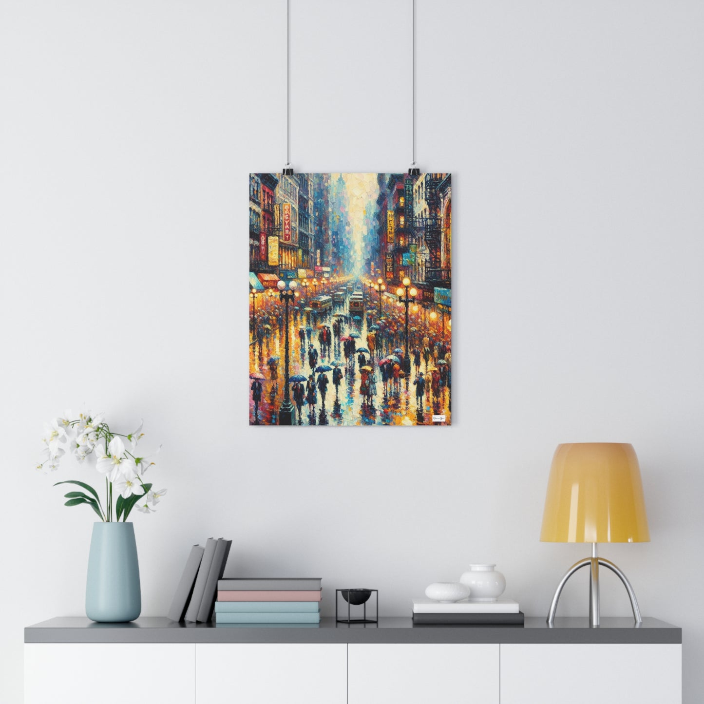 Giclée Art Print - New York Rain - Vivienne Grace