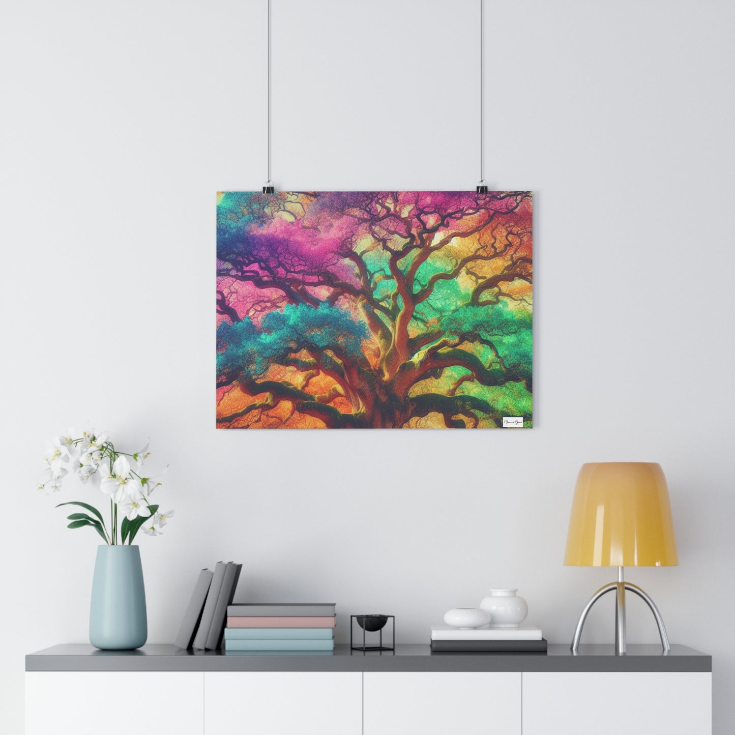 Giclée Art Print - Colorful Oak - Vivienne Grace