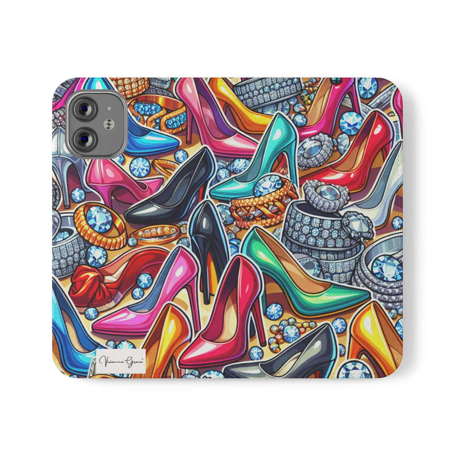 IPhone - Flip Case - STILETTO HEELS - Vivienne Grace