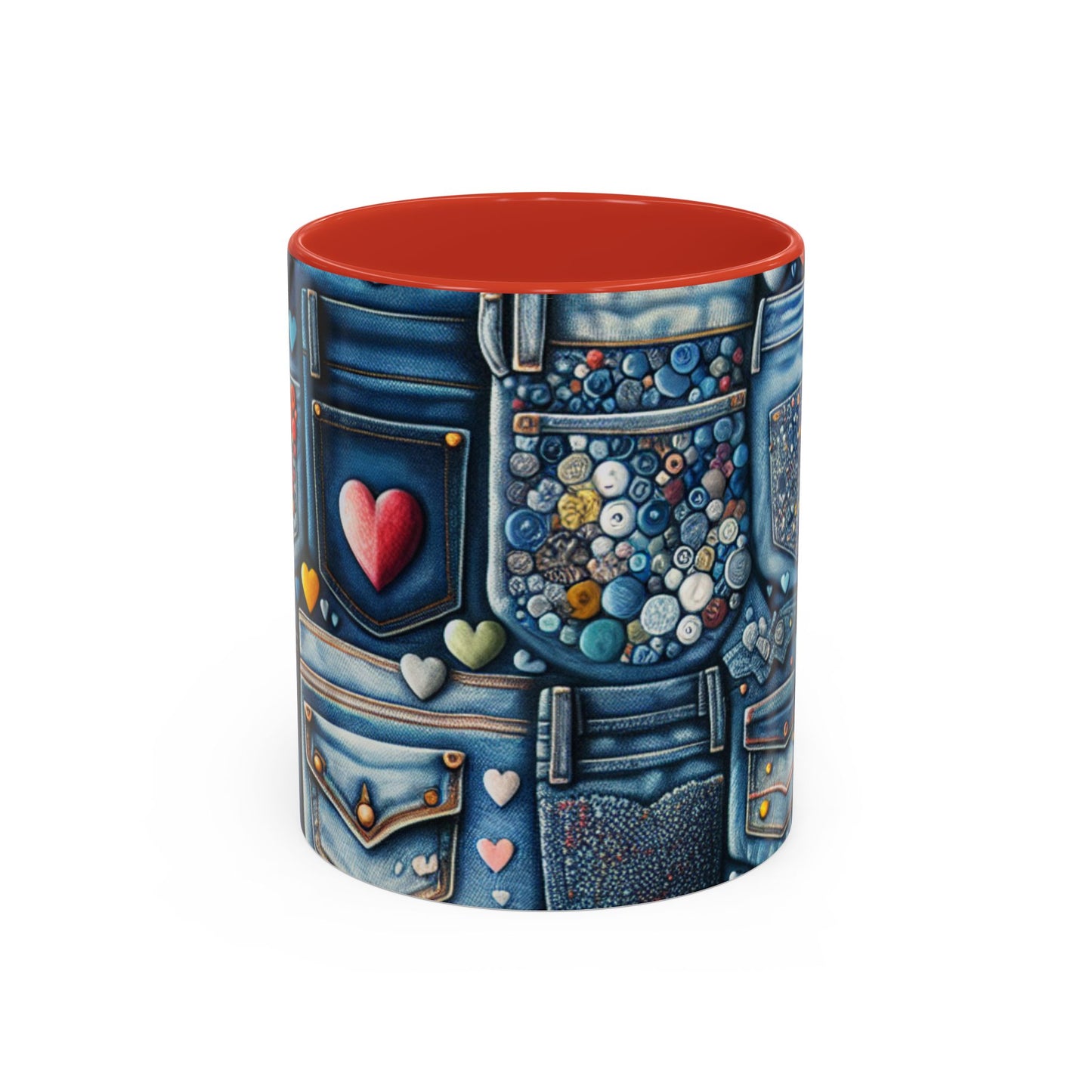 Accent Coffee Mug - BLUE JEANS - Vivienne Grace