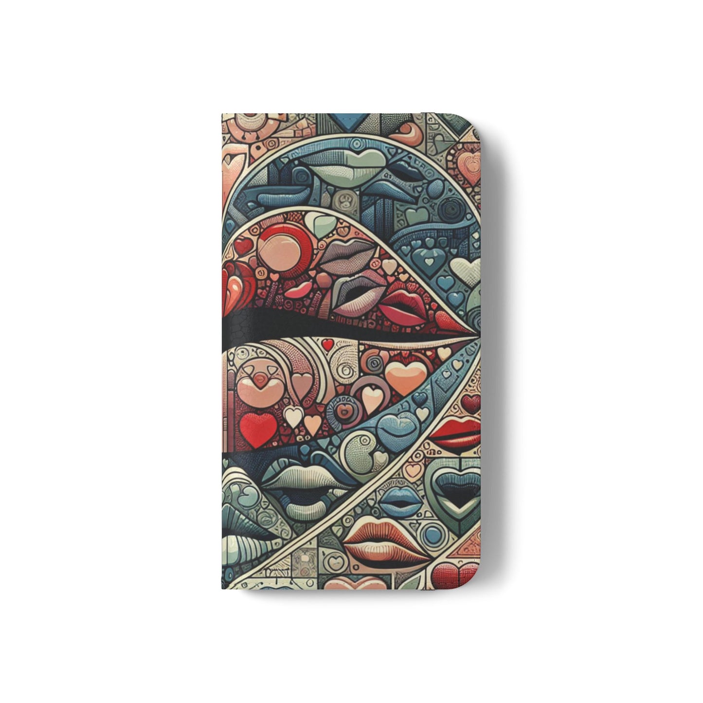 IPhone - Flip Case - BLUE LIPS - Vivienne Grace
