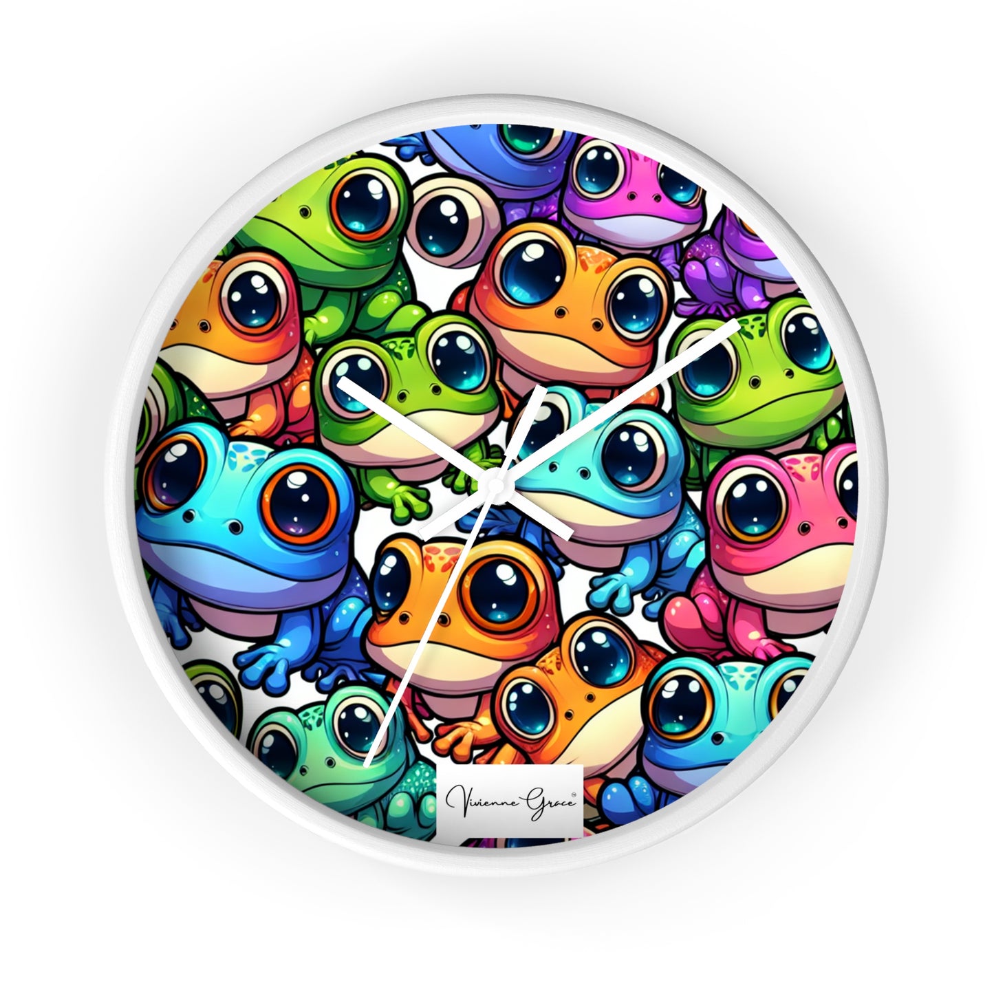 Wall Clock - FUN FROGS