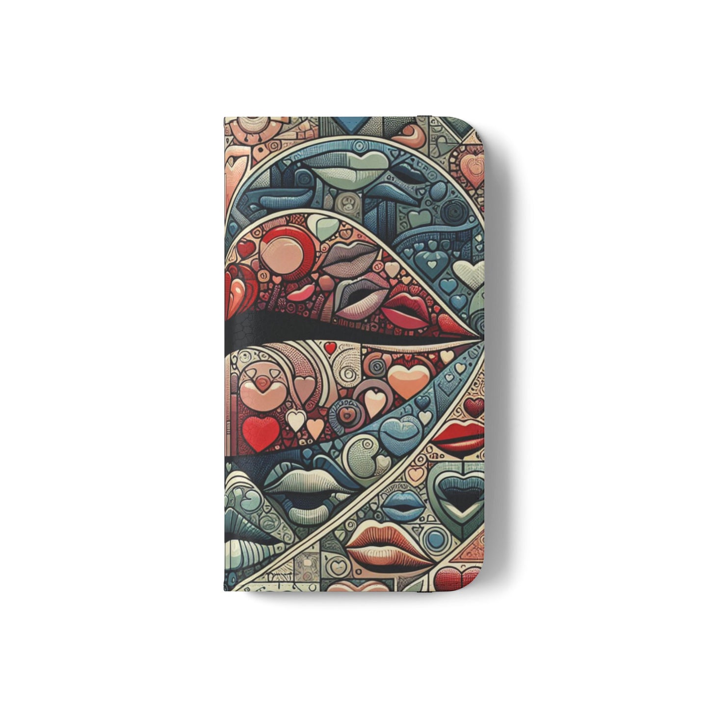 IPhone - Flip Case - BLUE LIPS - Vivienne Grace