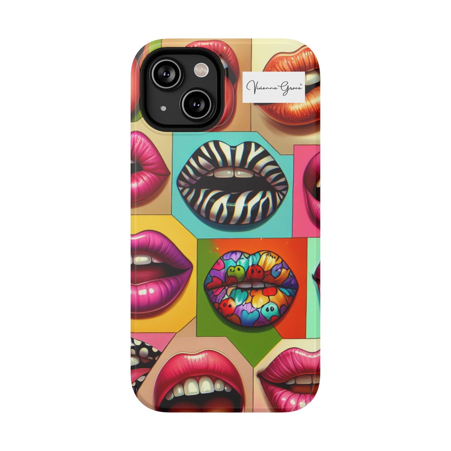 IPhone - Impact-Resistant Case - LIPS - Vivienne Grace