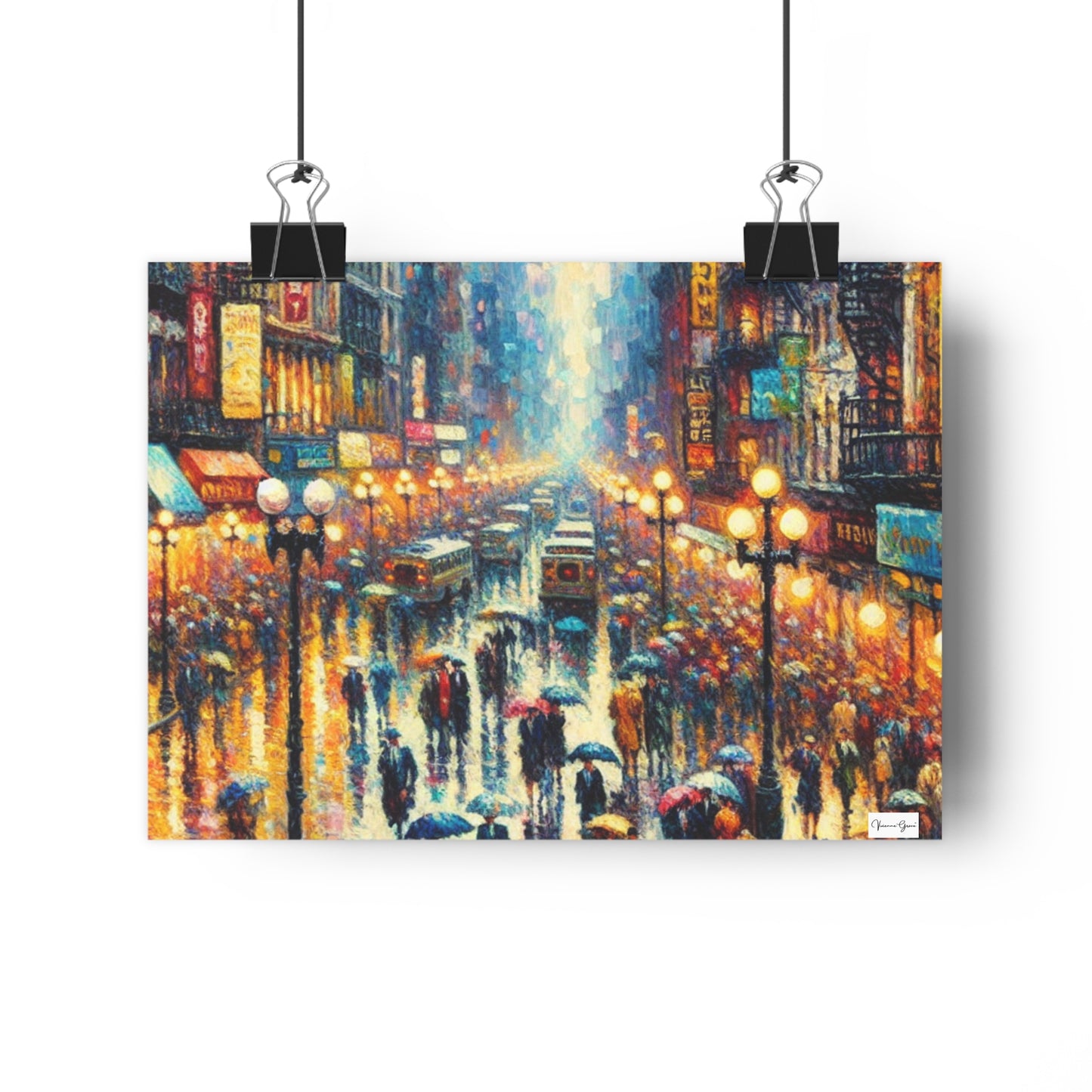 Giclée Art Print - New York Rain - Vivienne Grace
