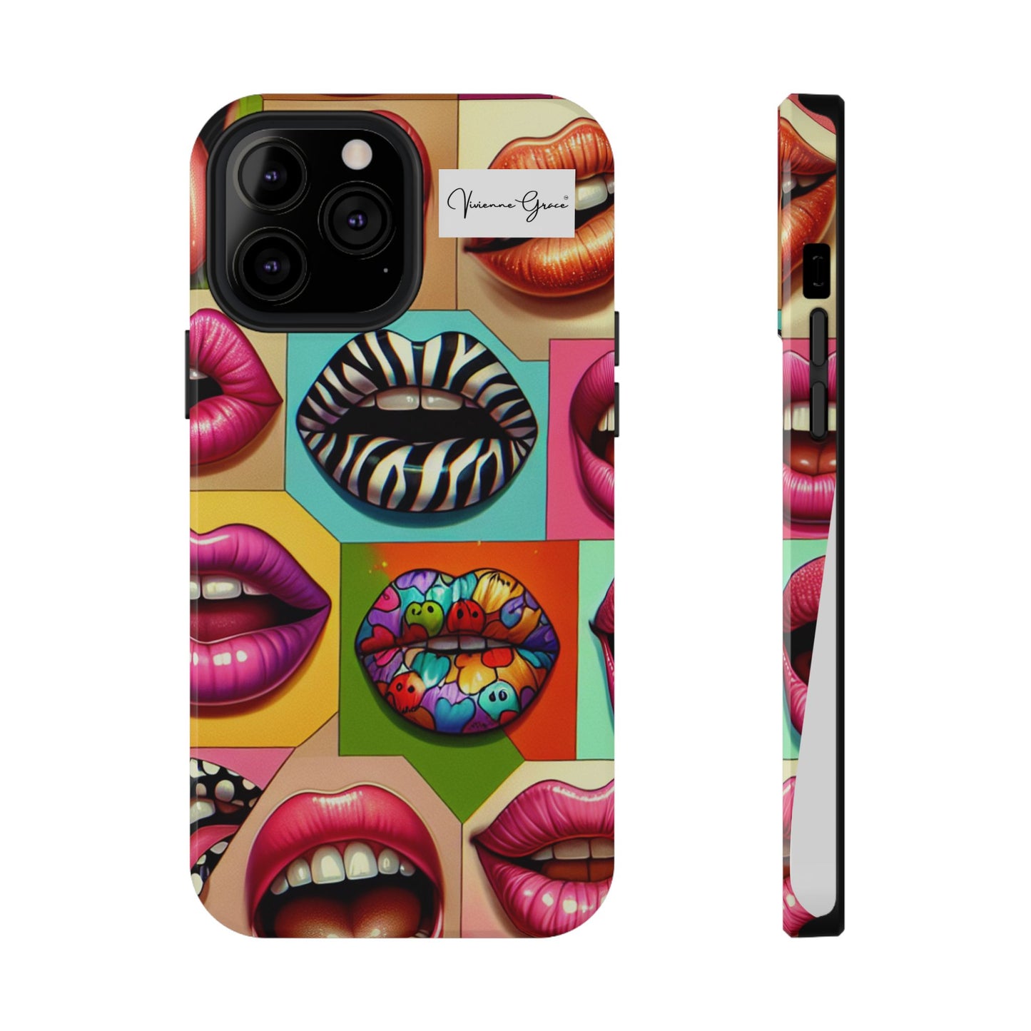 IPhone - Impact-Resistant Case - LIPS - Vivienne Grace