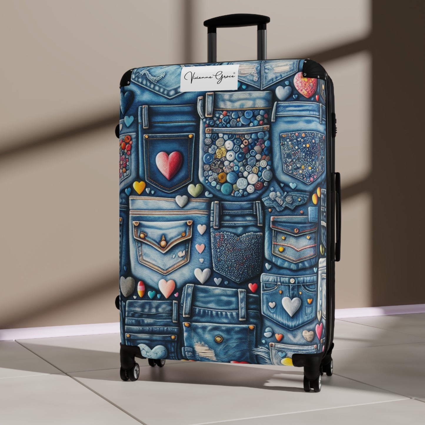Suitcase - BLUE JEANS - Vivienne Grace