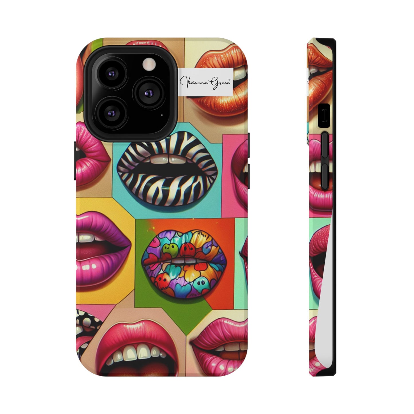 IPhone - Impact-Resistant Case - LIPS - Vivienne Grace
