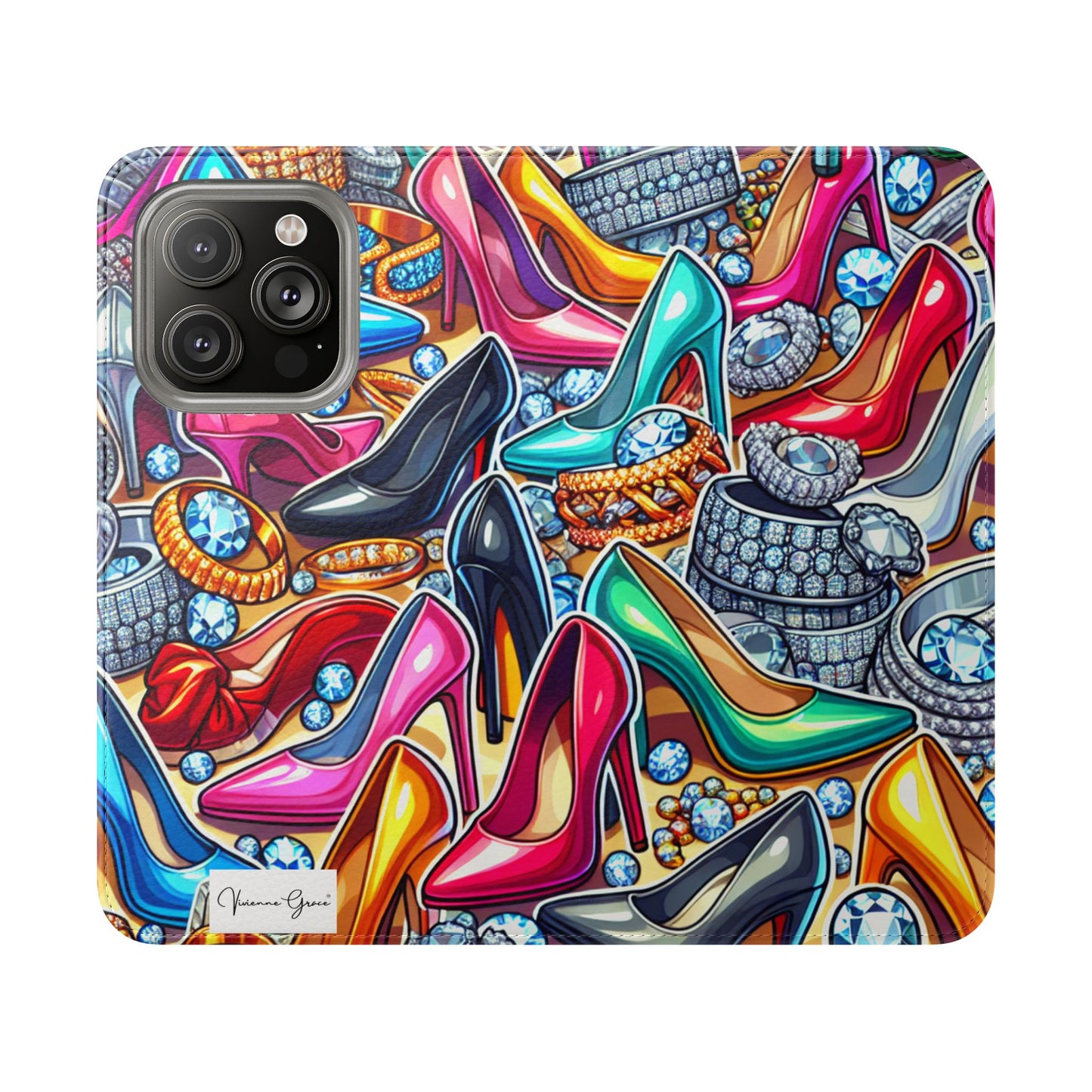 IPhone - Flip Case - STILETTO HEELS - Vivienne Grace