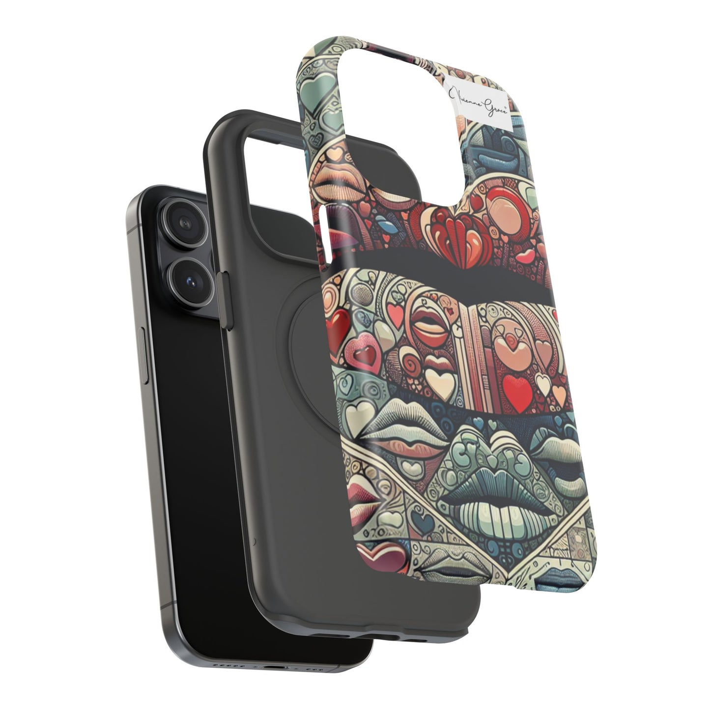 IPhone - Impact-Resistant Cases - BLUE LIPS - Vivienne Grace