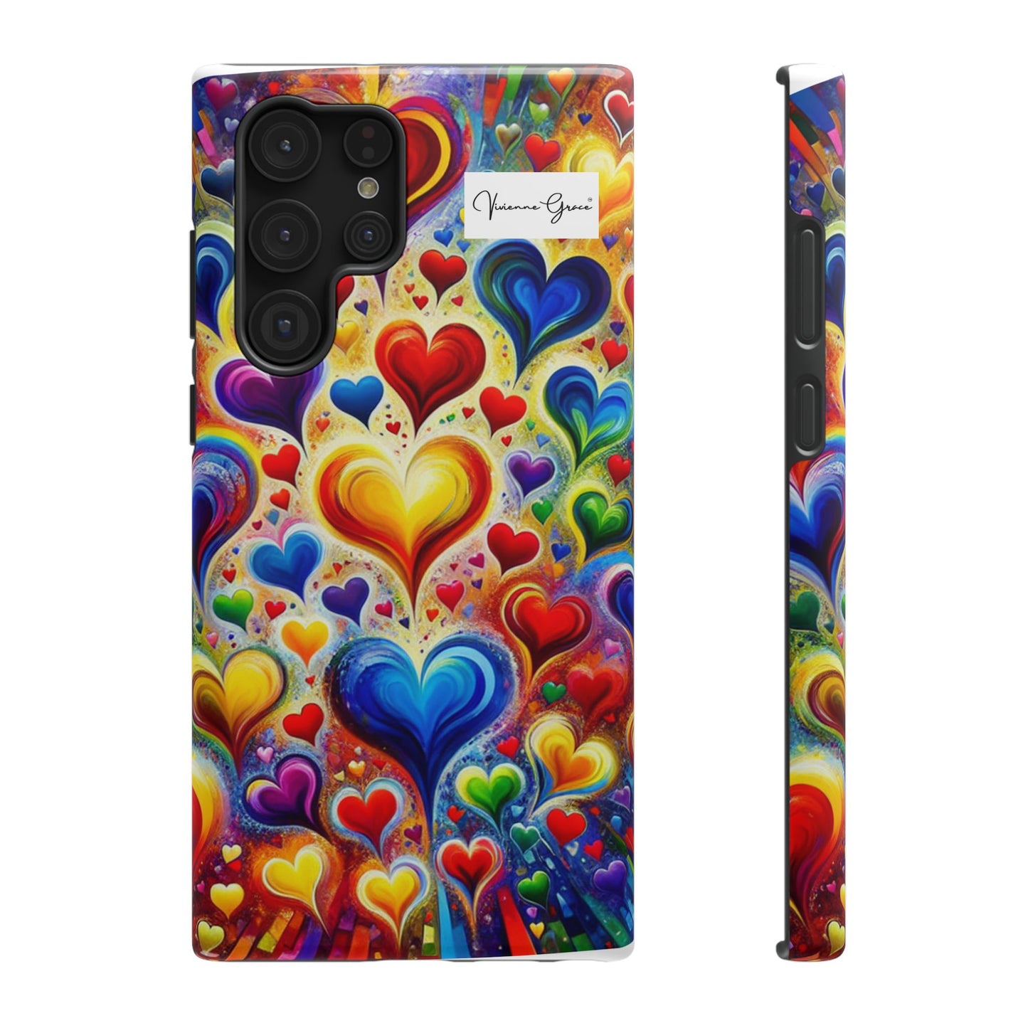 Samsung Galaxy - Impact-Resistant Case - BRIGHT HEARTS - Vivienne Grace