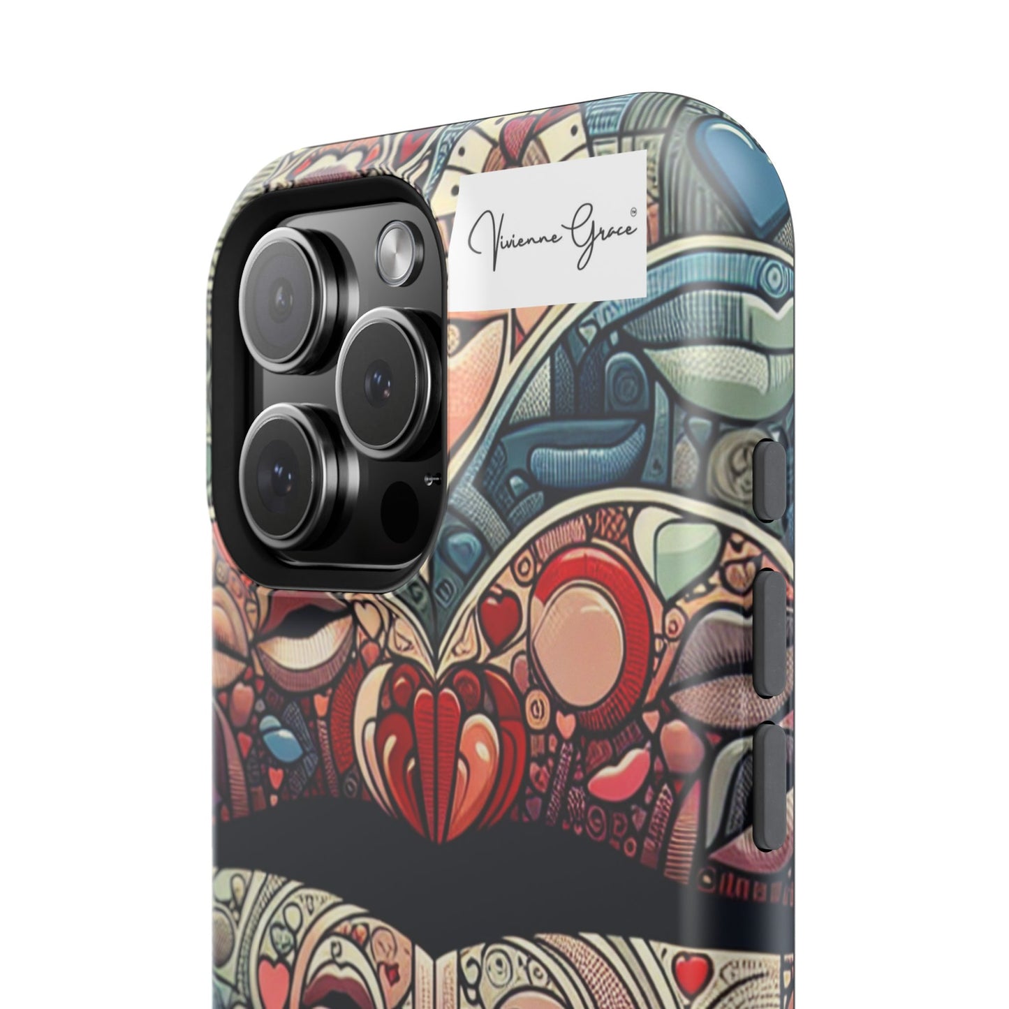 IPhone - Impact-Resistant Cases - BLUE LIPS - Vivienne Grace