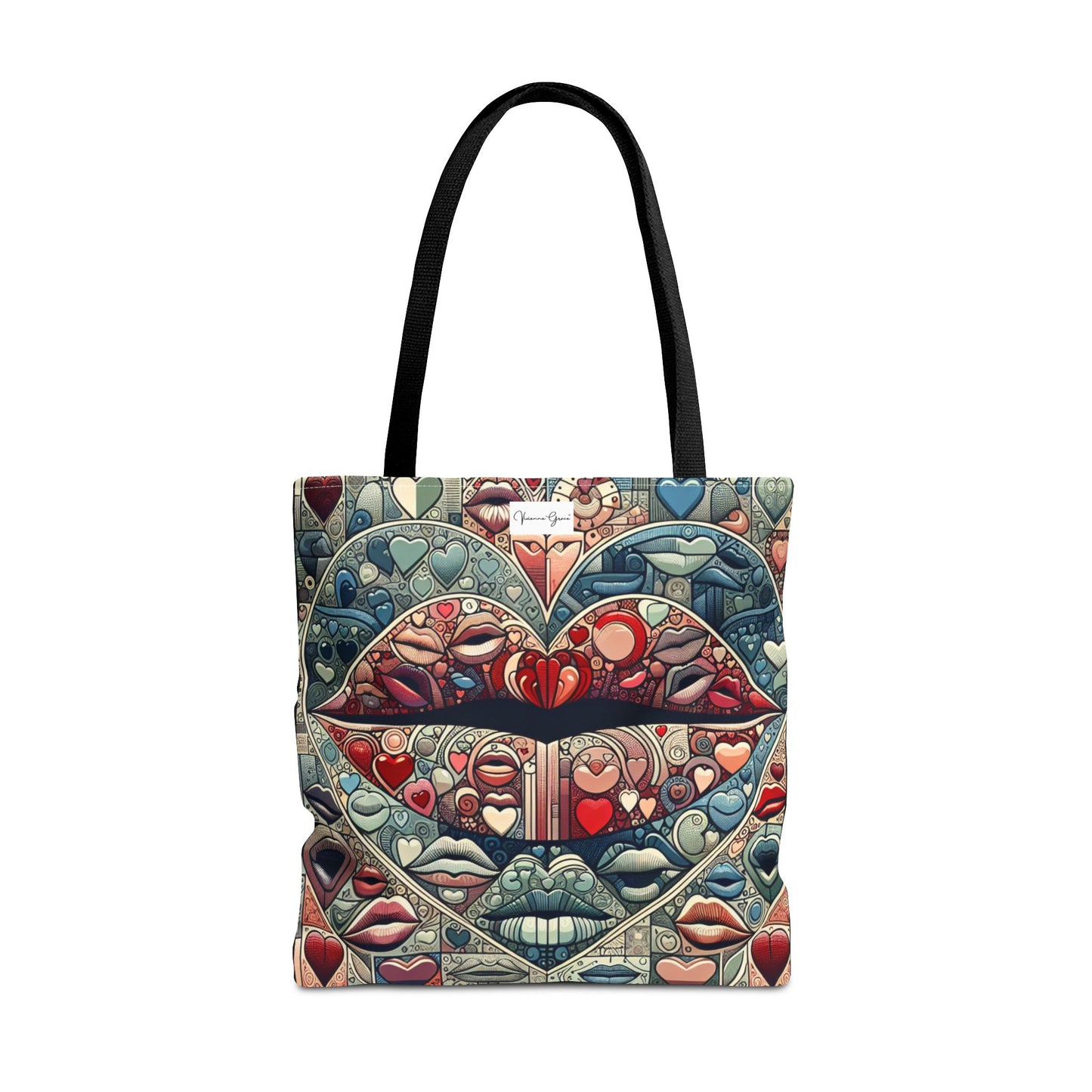Tote Bag - BLUE LIPS - Vivienne Grace