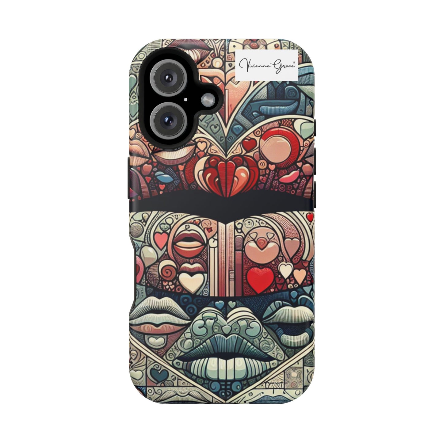 IPhone - Impact-Resistant Cases - BLUE LIPS - Vivienne Grace