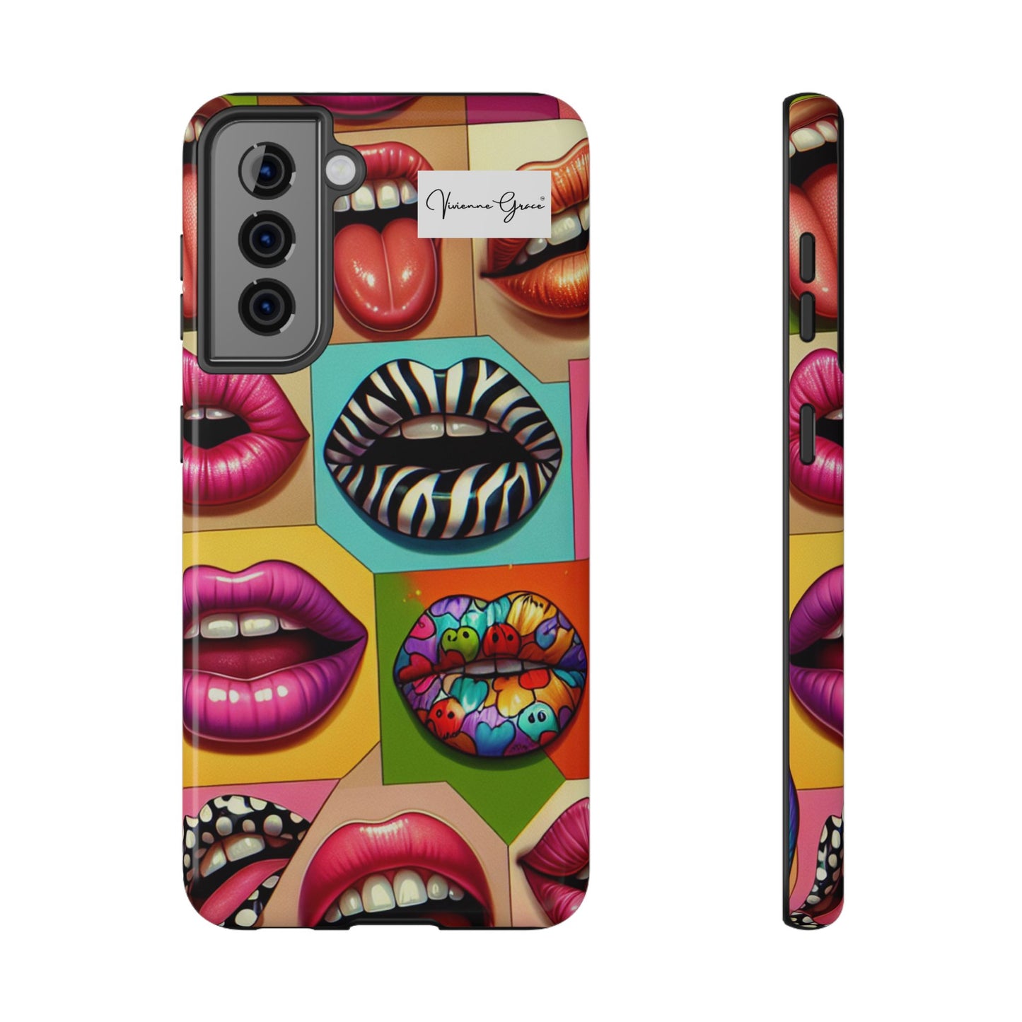 Samsung Galaxy - Impact-Resistant Case - LIPS - Vivienne Grace