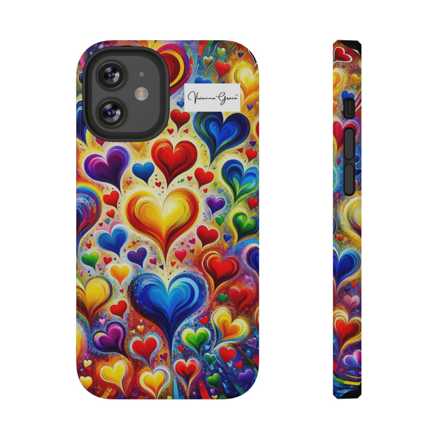 IPhone - Impact-Resistant Case - BRIGHT HEARTS - Vivienne Grace