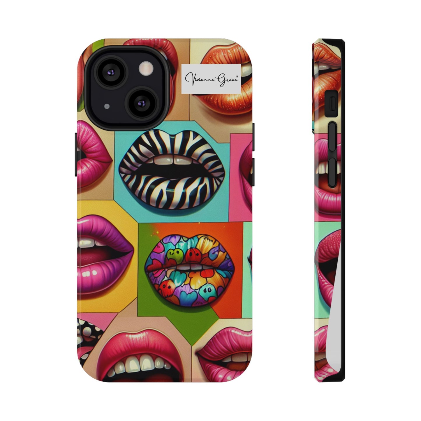 IPhone - Impact-Resistant Case - LIPS - Vivienne Grace