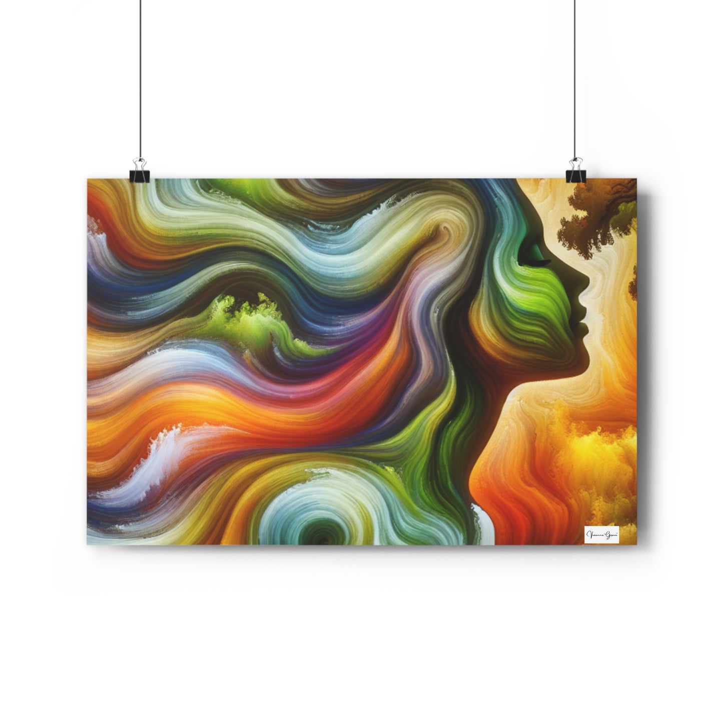 Giclée Art Print - Into The Wind - Vivienne Grace