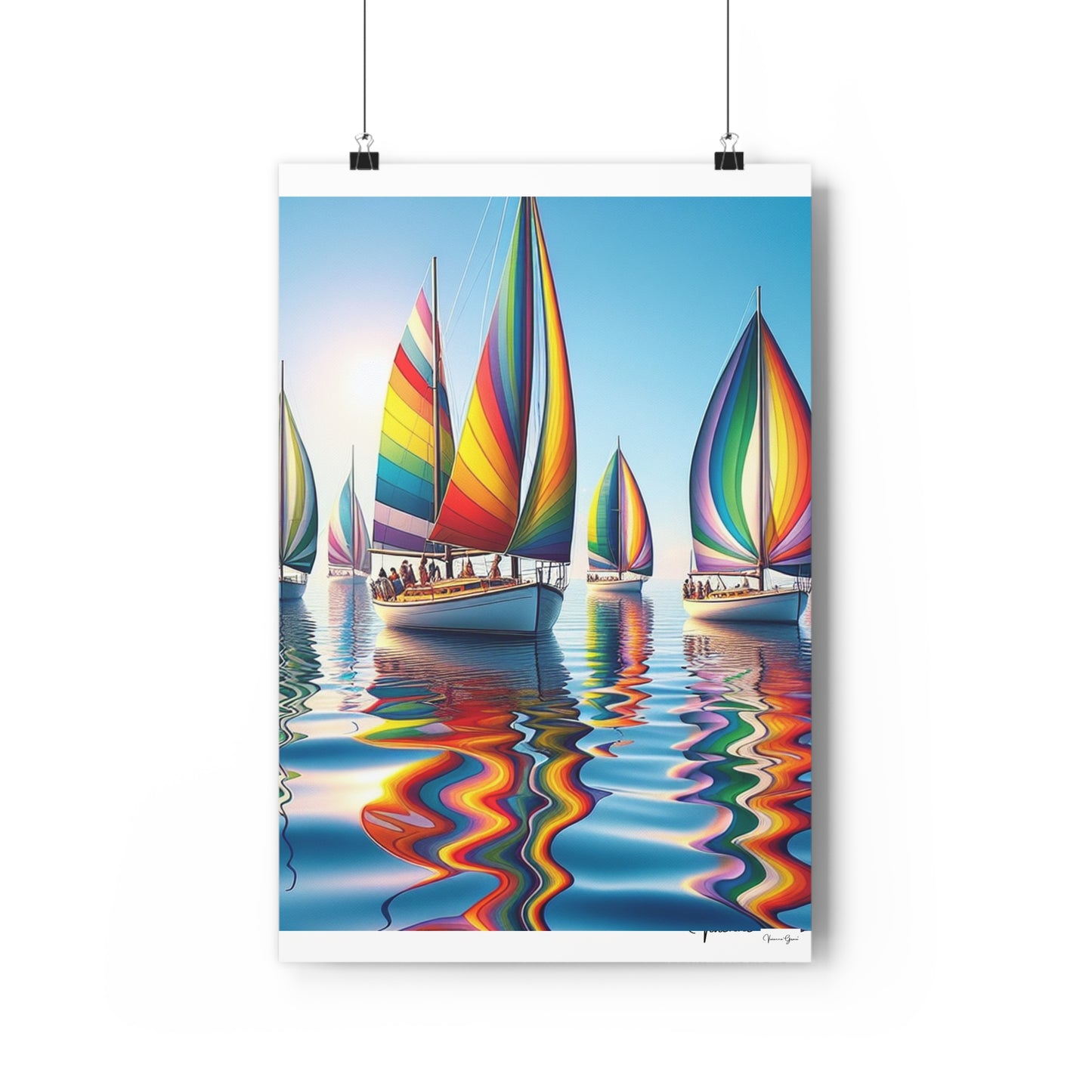 Giclée Art Print - SAILBOATS - Vivienne Grace