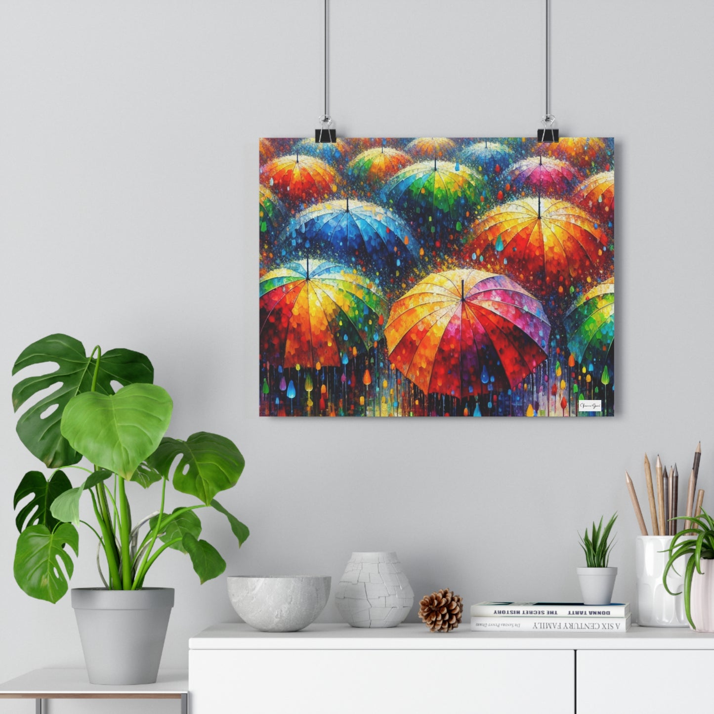 Giclée Art Print - Umbrellas - Vivienne Grace