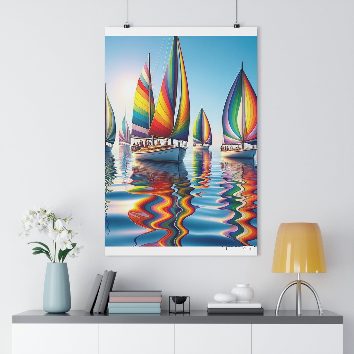 Giclée Art Print - SAILBOATS - Vivienne Grace